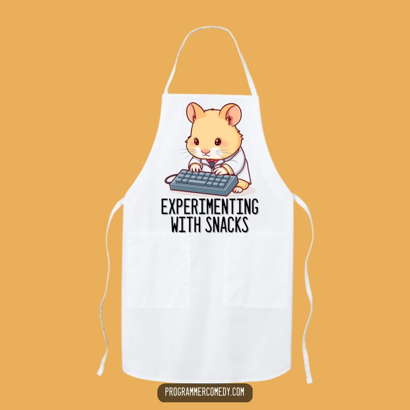 Funny Hamster Scientist Apron: Tiny Lab Coat - Hilarious Kitchen Gift