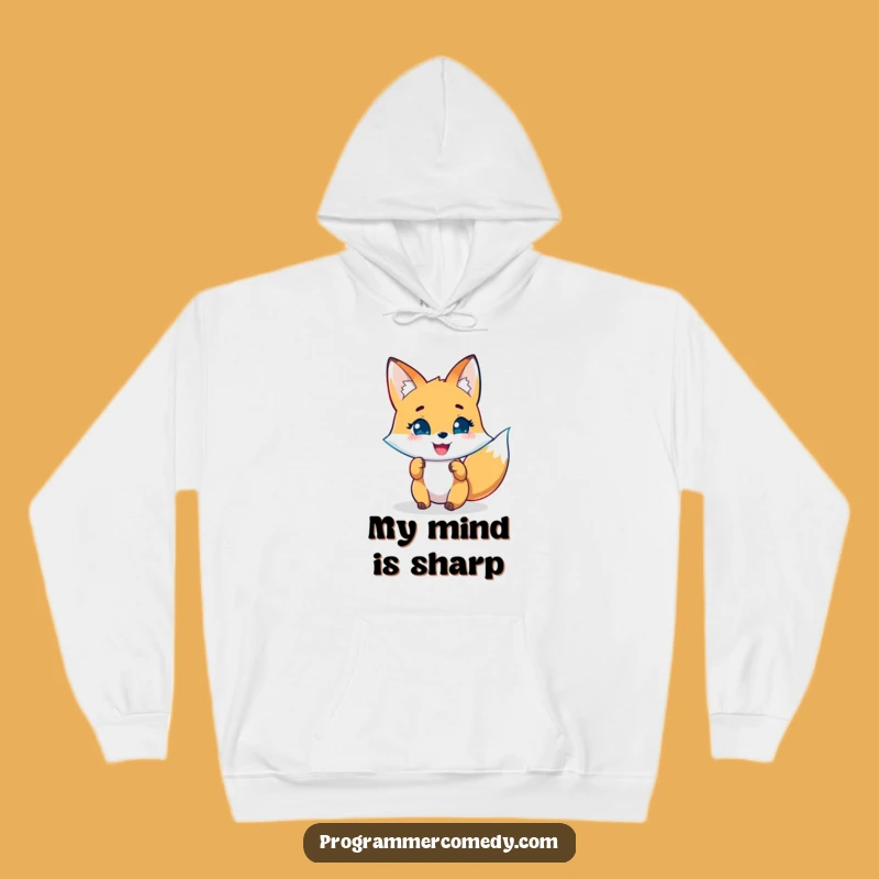 Funny Fox Coder Hoodie: Stay Cozy and Clever with Tech-Inspired Comfort