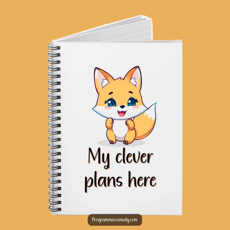 Funny Fox Coder Notebook: Jot Down Brilliant Ideas with This Clever Journal