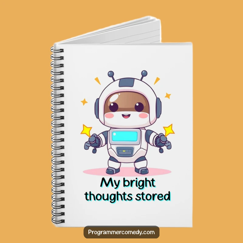 Funny Robot Animal Notebook: Power Up Your Ideas with This Cheerful Journal