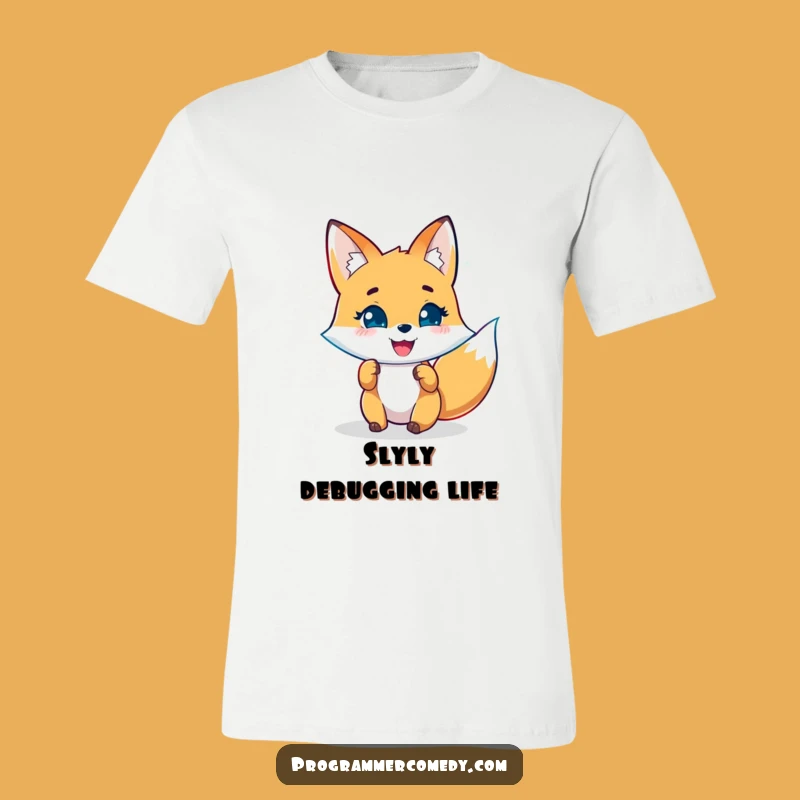 Funny Fox Coder T-Shirt: Wear Your Logic with Playful Tech Style