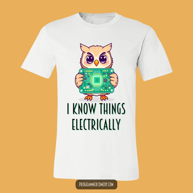 Funny Owl Coder T-Shirt: Wear Your Intelligence and Tech Prowess